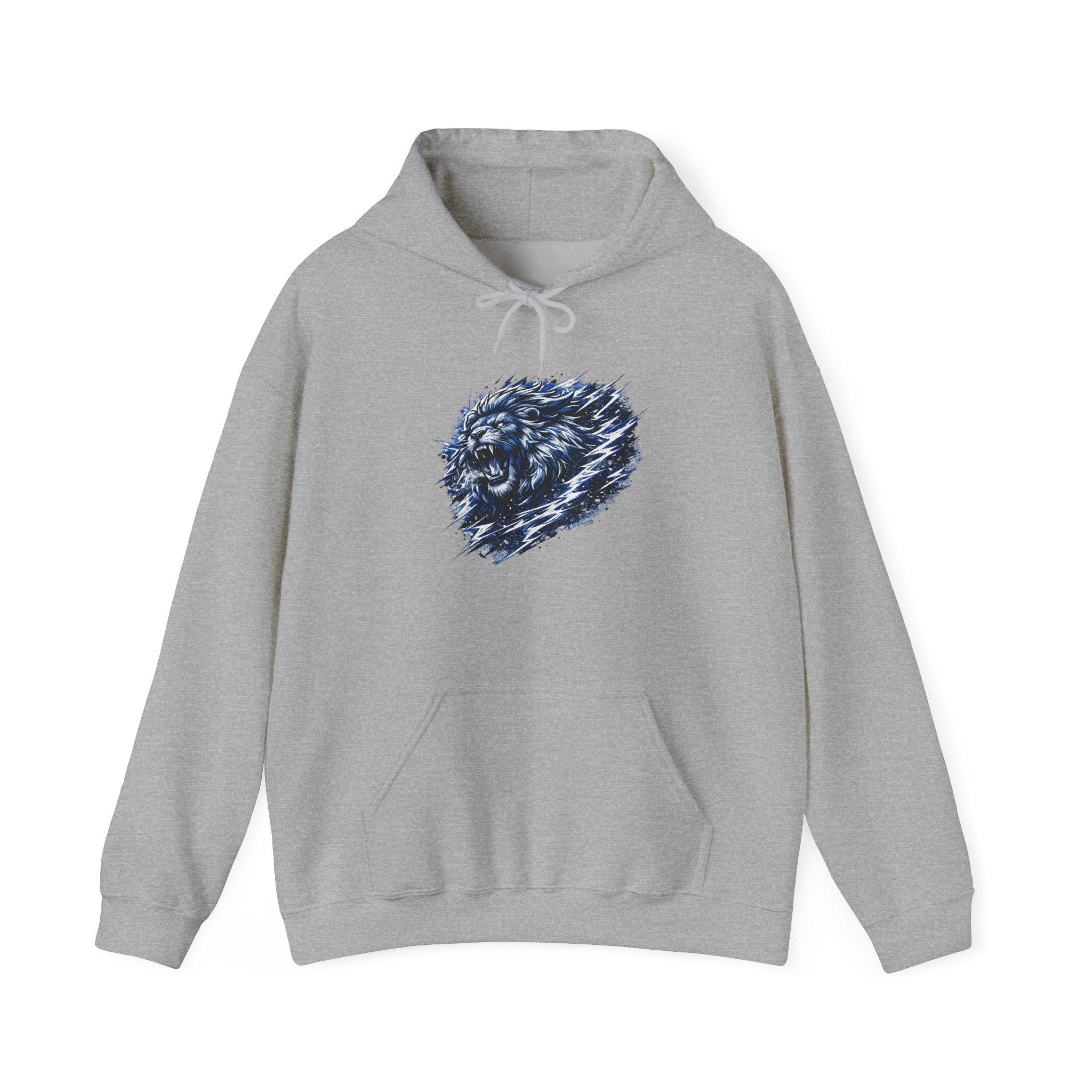 Lion Head Hoodie — Hand-Drawn Lion Sweatshirt