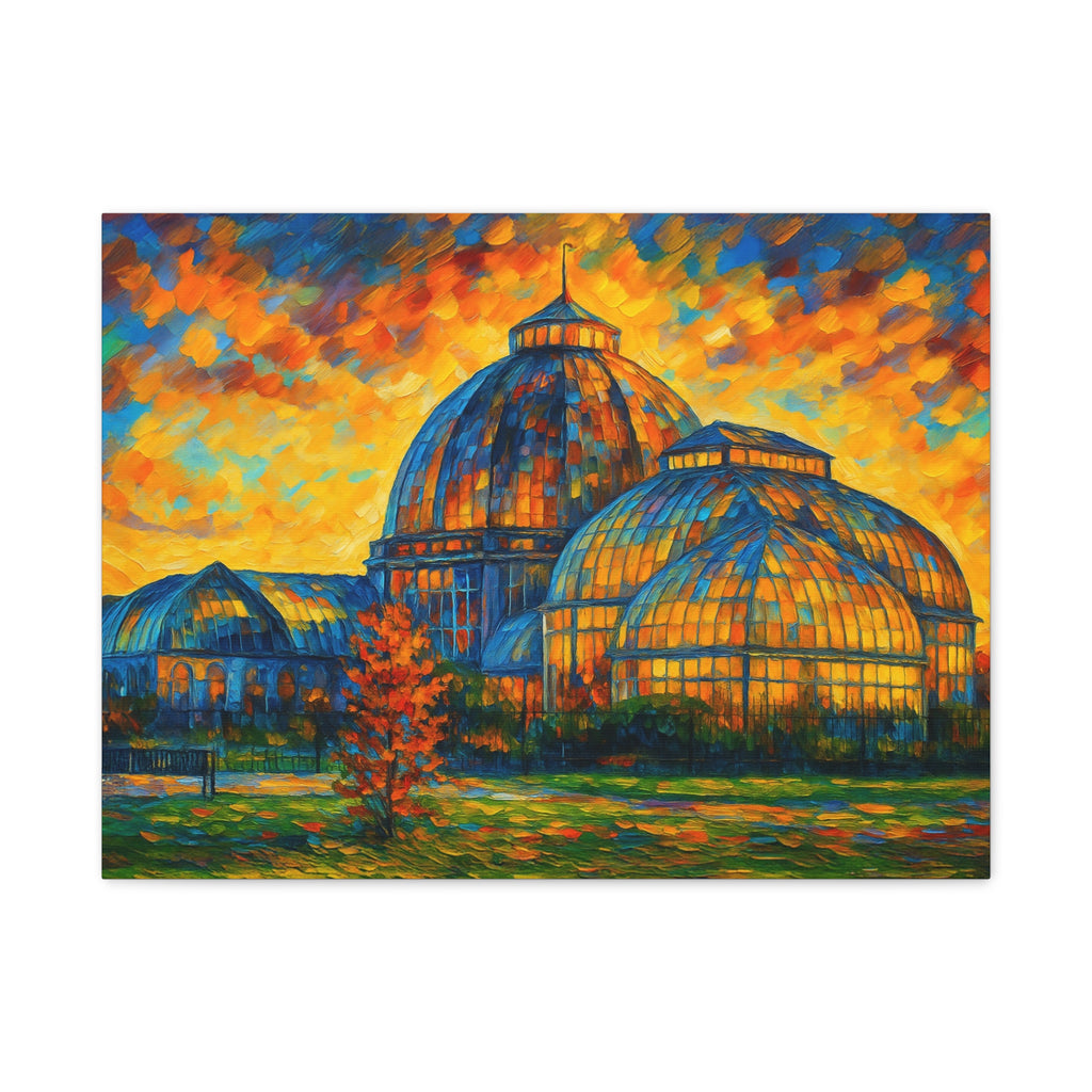 Belle Isle Aquarium at Sunset – Detroit Fine Art Print | Frisco Creek