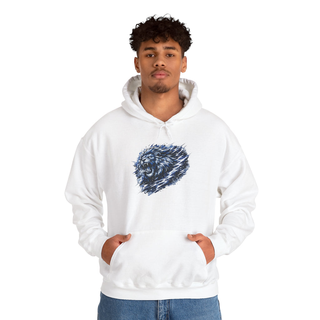 Lion Head Hoodie — Hand-Drawn Lion Sweatshirt