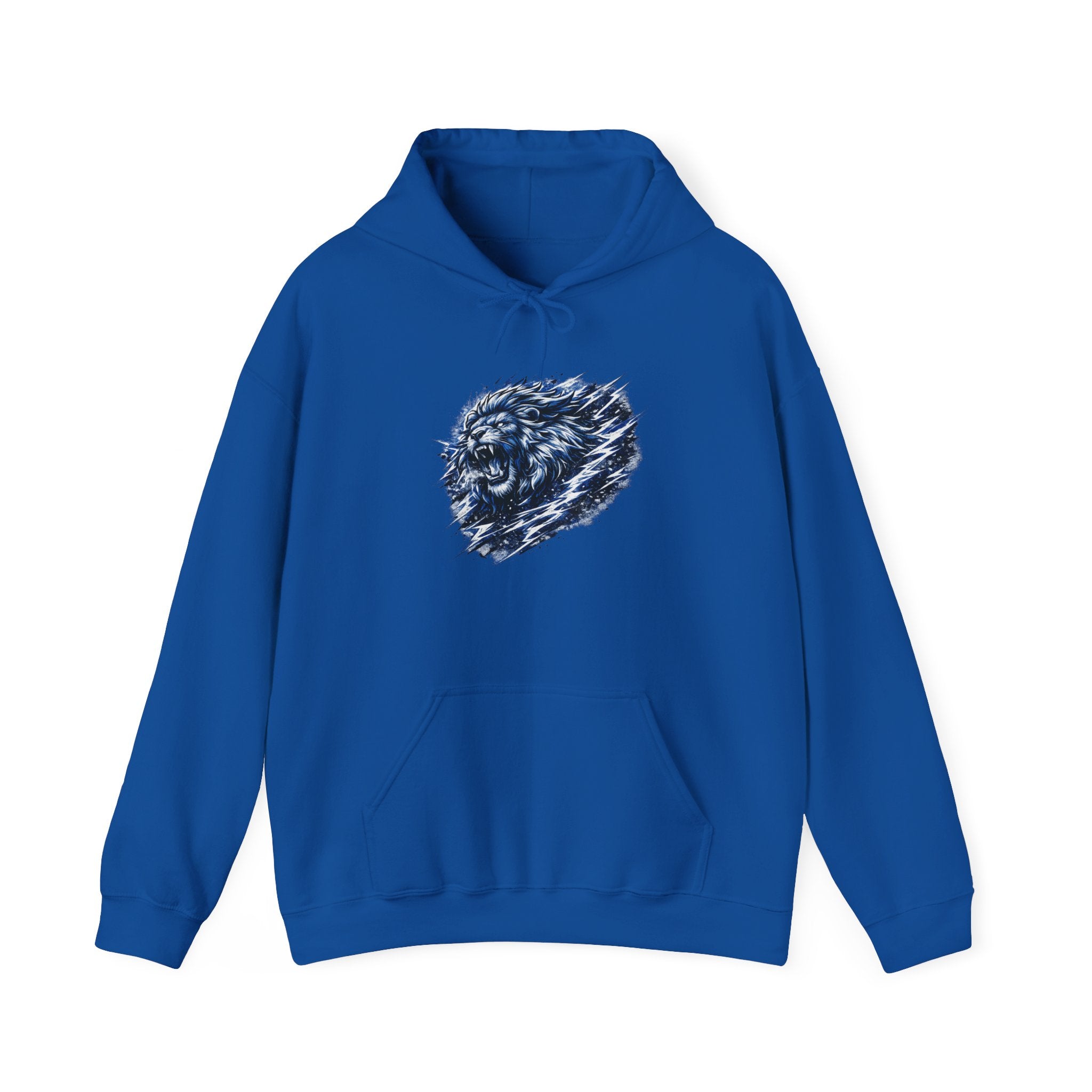 Lion Head Hoodie — Hand-Drawn Lion Sweatshirt