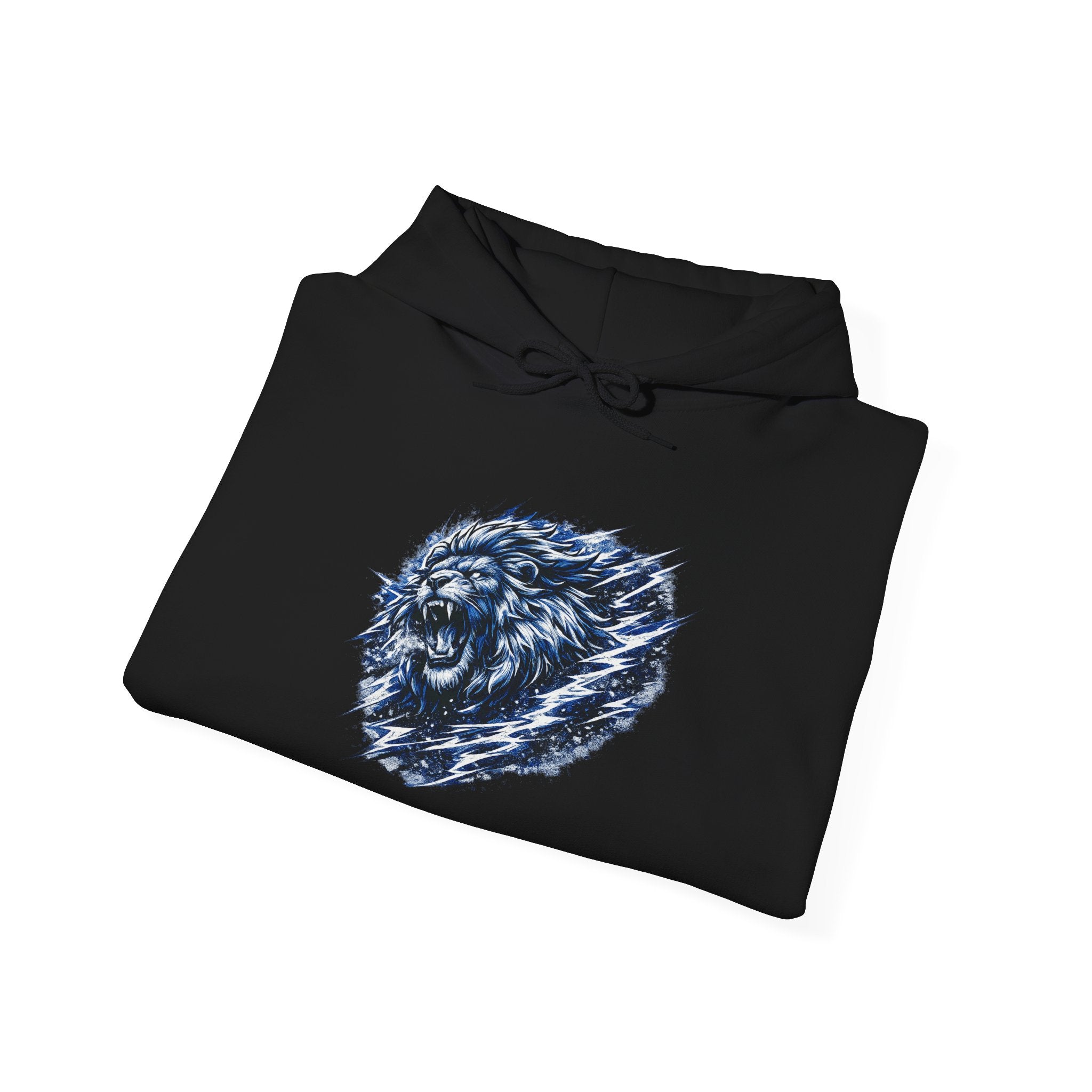 Lion Head Hoodie — Hand-Drawn Lion Sweatshirt