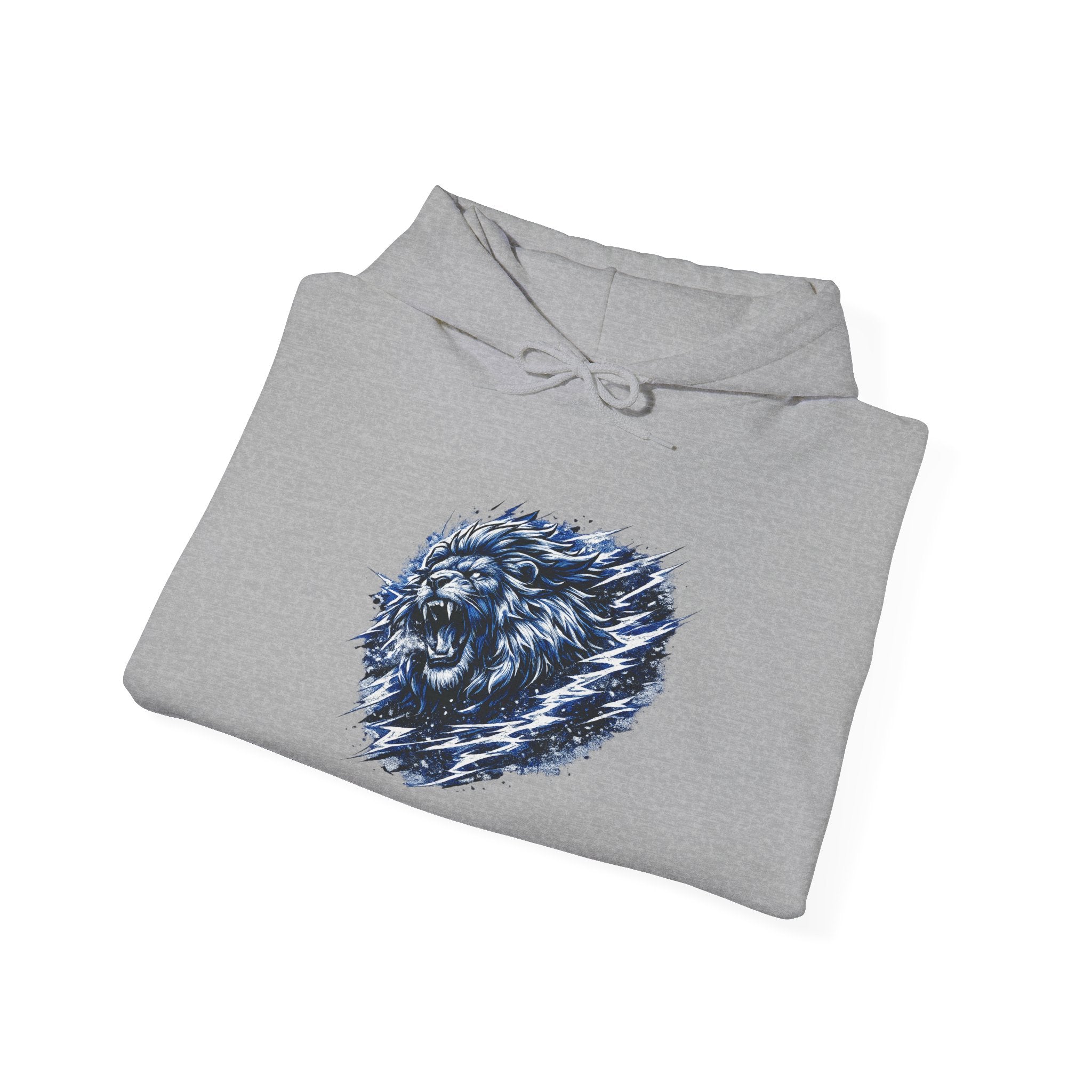 Lion Head Hoodie — Hand-Drawn Lion Sweatshirt