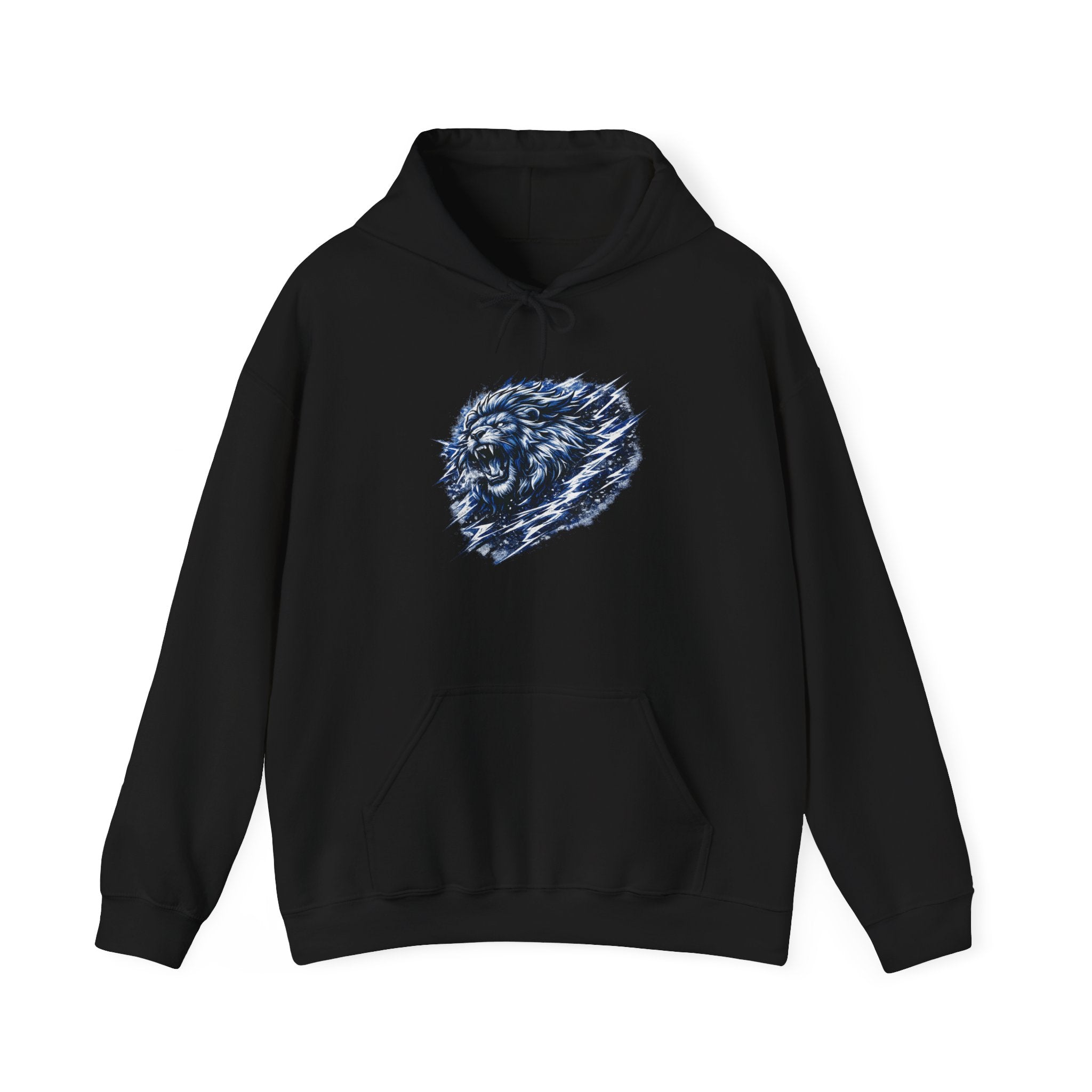 Lion Head Hoodie — Hand-Drawn Lion Sweatshirt