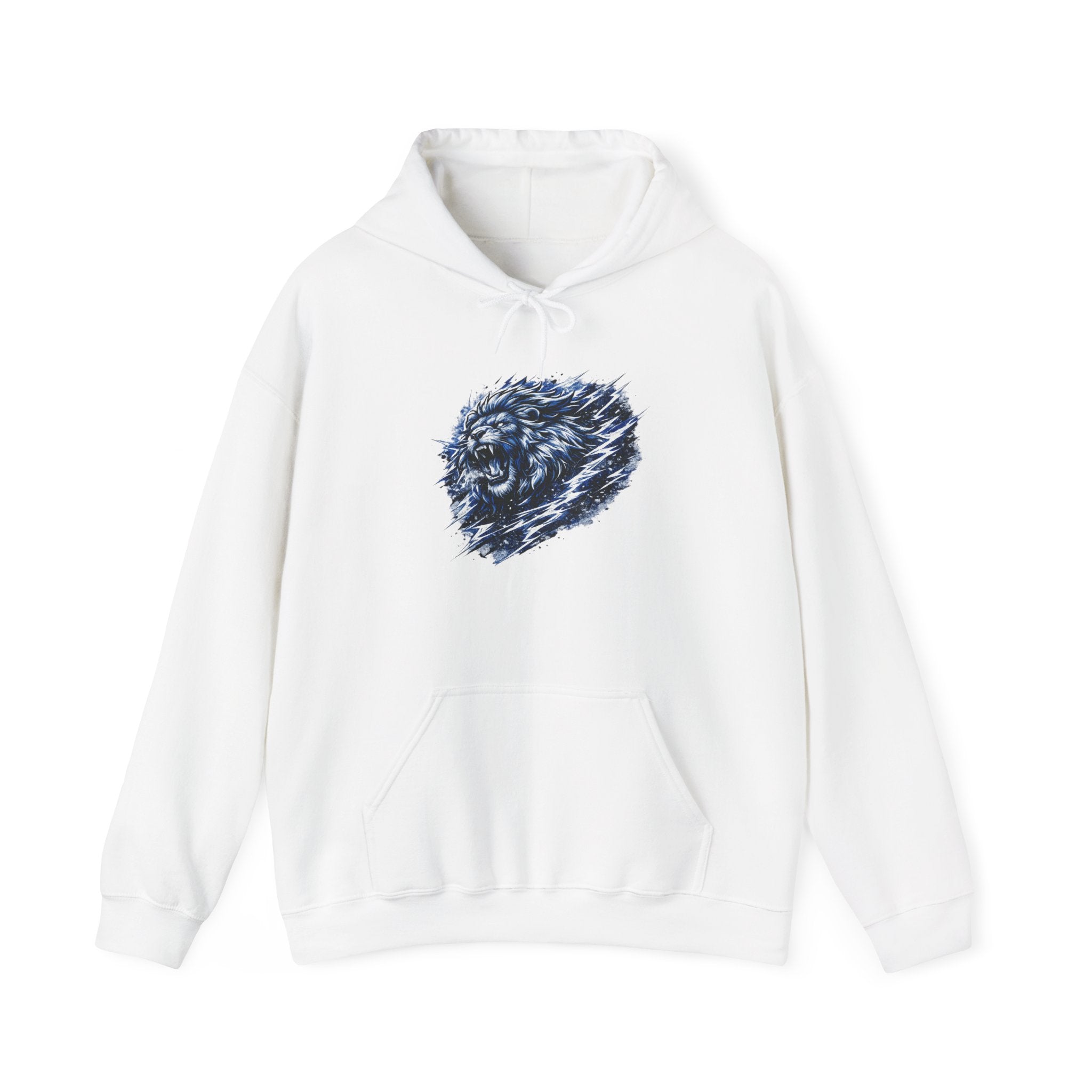 Lion Head Hoodie — Hand-Drawn Lion Sweatshirt