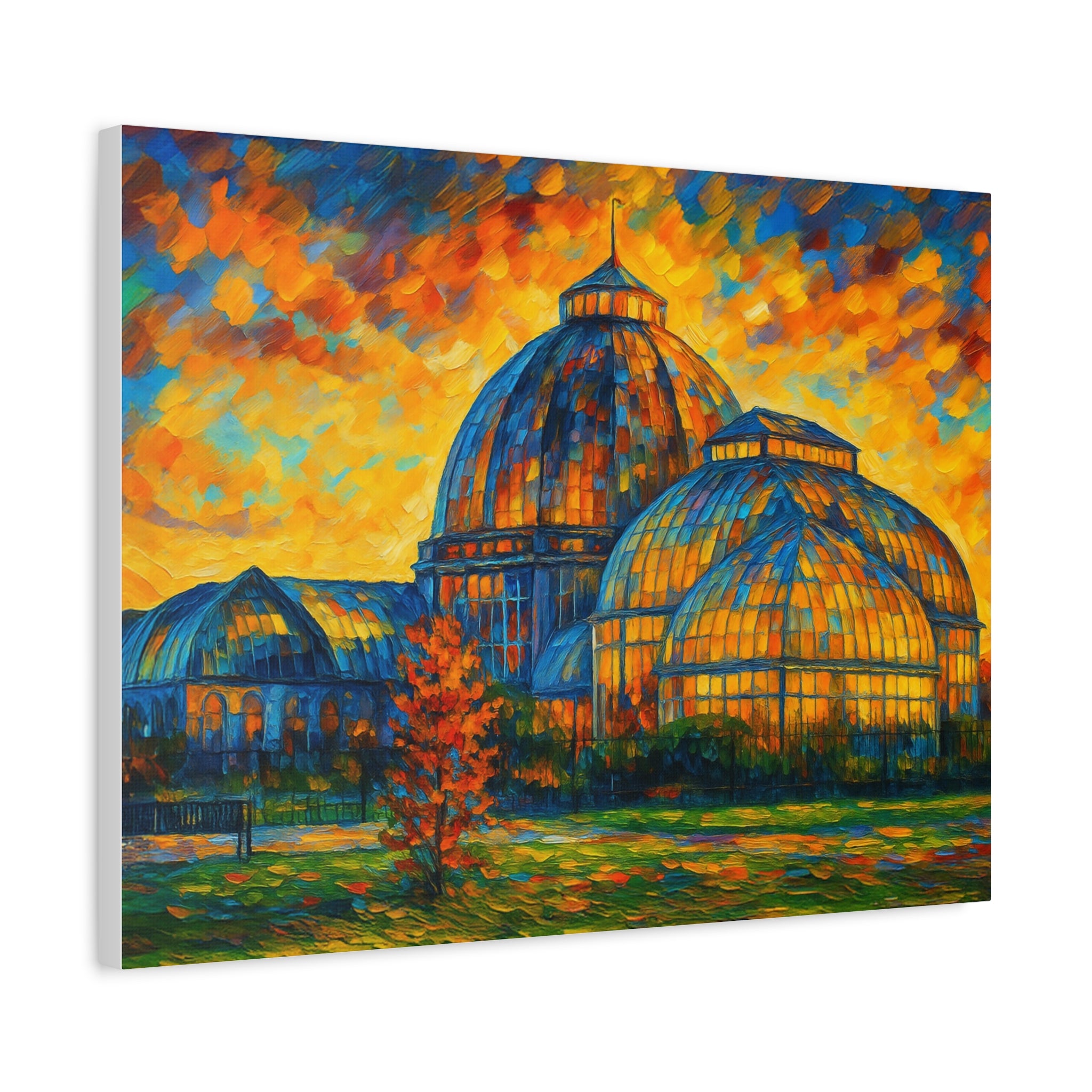 Belle Isle Aquarium at Sunset – Detroit Fine Art Print | Frisco Creek