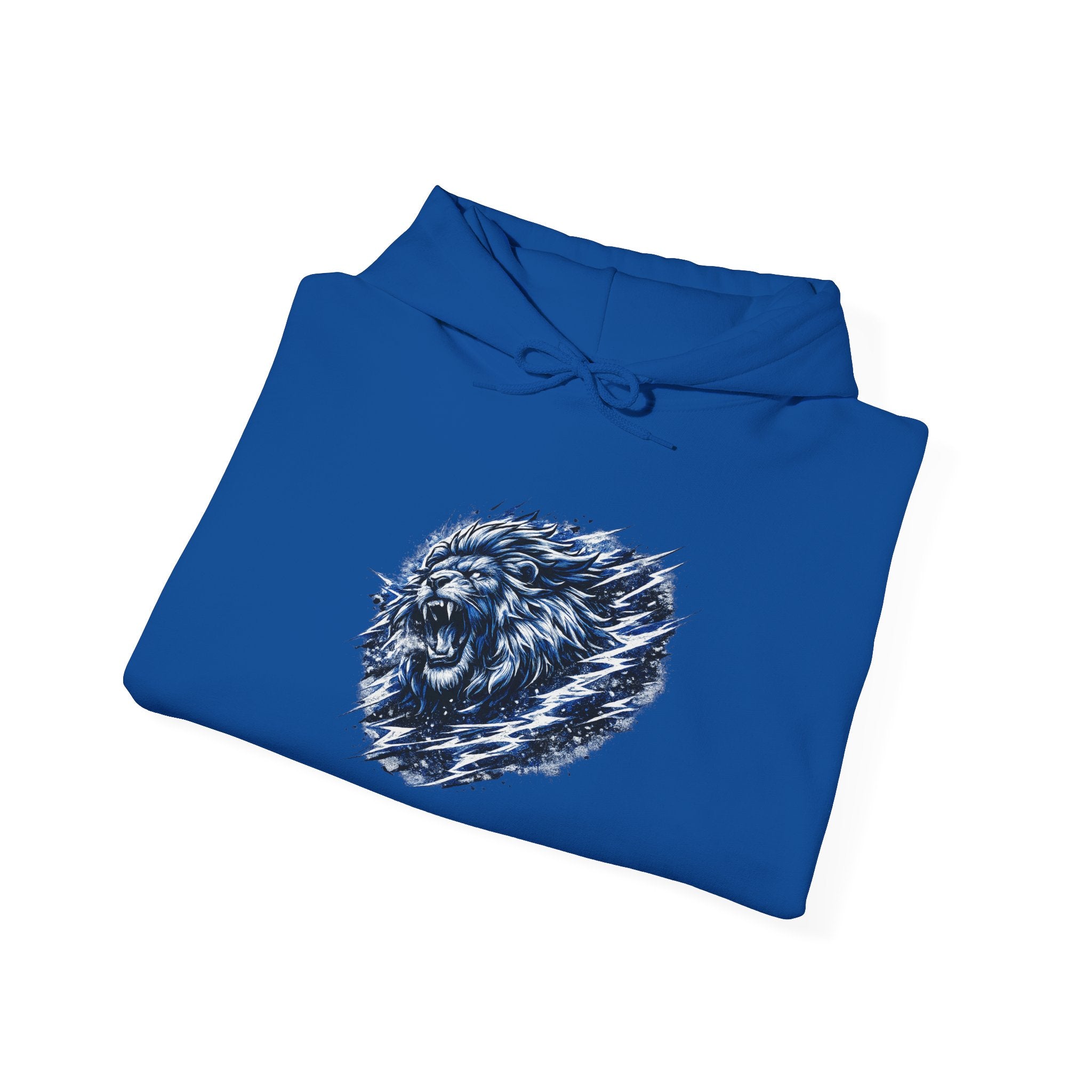 Lion Head Hoodie — Hand-Drawn Lion Sweatshirt